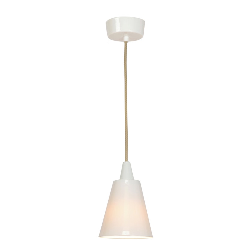 Suspension HECTOR MEDIUM FLOWERPOT d'Original BTC, Blanc naturel Suspension HECTOR MEDIUM FLOWERPOT d'Original BTC, Blanc naturel