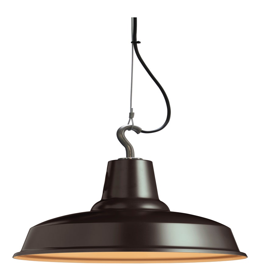 Suspension HERCULES HOOK Ø50 de Eleanor Home, Noir et or