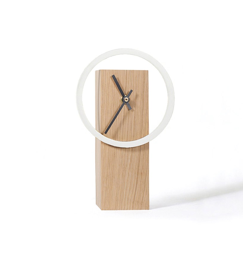 Horloge CYCLOCK de Drugeot Manufacture, Blanc coton
