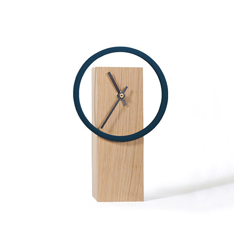 Horloge CYCLOCK de Drugeot Manufacture, Bleu nuit