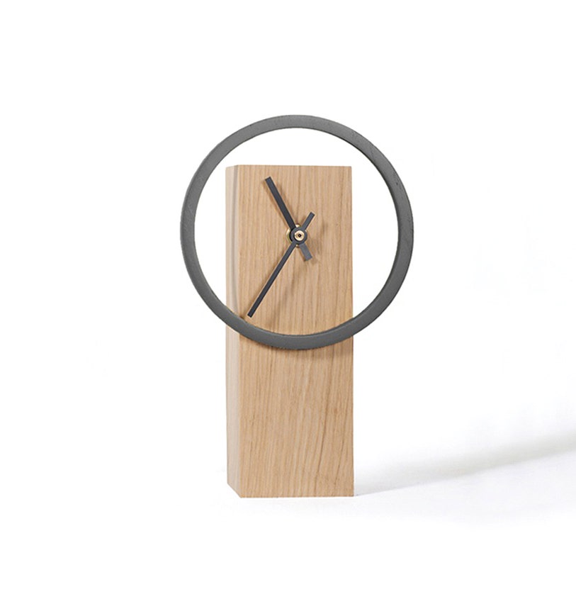 Horloge CYCLOCK de Drugeot Manufacture, Gris fumé
