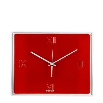 Horloge TIC&TAC de Kartell, Rouge-orangé