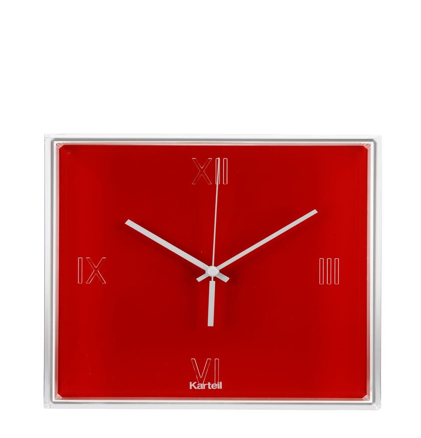 Horloge TIC&TAC de Kartell, Rouge-orangé