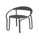 Chaise HUGGY BISTRO, Charbon