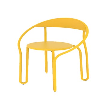 Chaise HUGGY BISTRO de Maiori, Moutarde