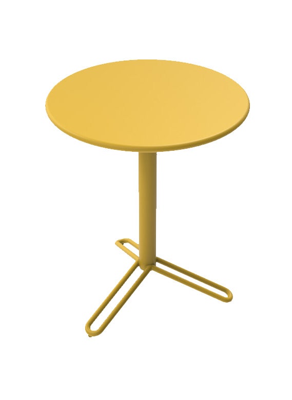 Table HUGGY BISTRO de Maiori, Moutarde Table HUGGY BISTRO de Maiori, Moutarde