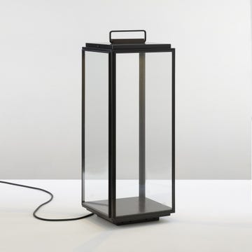 Lumignon ILFORD XL FLOOR - LED de Nautic, Bronze patine foncé, Verre clair