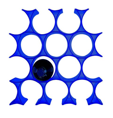 PORTE-BOUTEILLES INFINITY BLEU de KARTELL