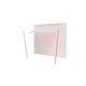 Voile d'ombrage rectangulaire INGENUA 500 x 300 cm + Piliers avec supports 80° + Kits mural de Umbrosa, Tissu Solidium, Naturel