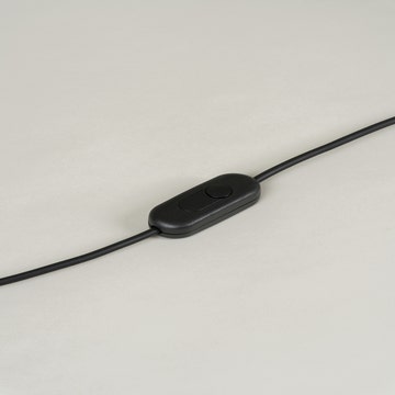Lampe à poser TRÍPODE Métal Noir / Ruban Rayure bretonne