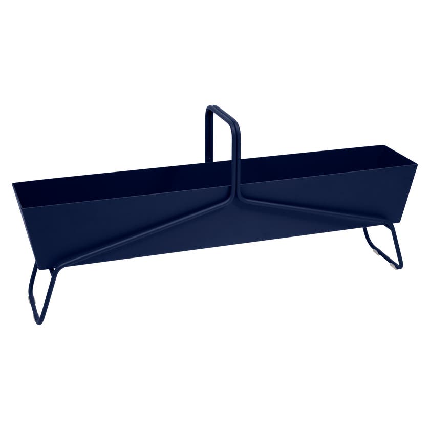 Jardinière format long BASKET de Fermob, Bleu abysse Jardinière format long BASKET de Fermob, Bleu abysse
