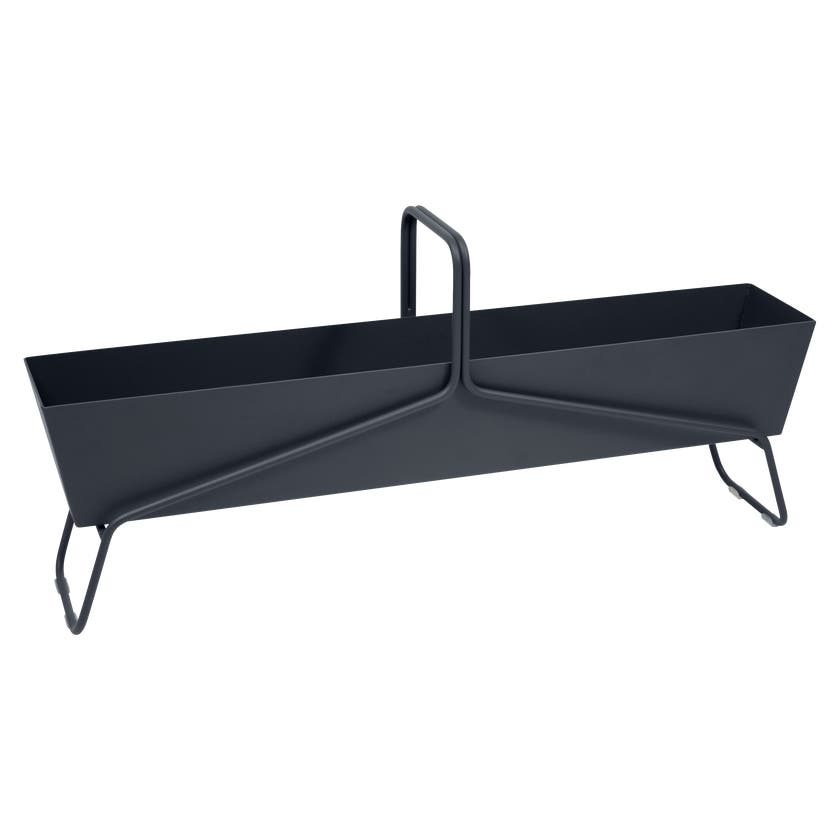 Jardinière format long BASKET de Fermob, Carbone Jardinière format long BASKET de Fermob, Carbone