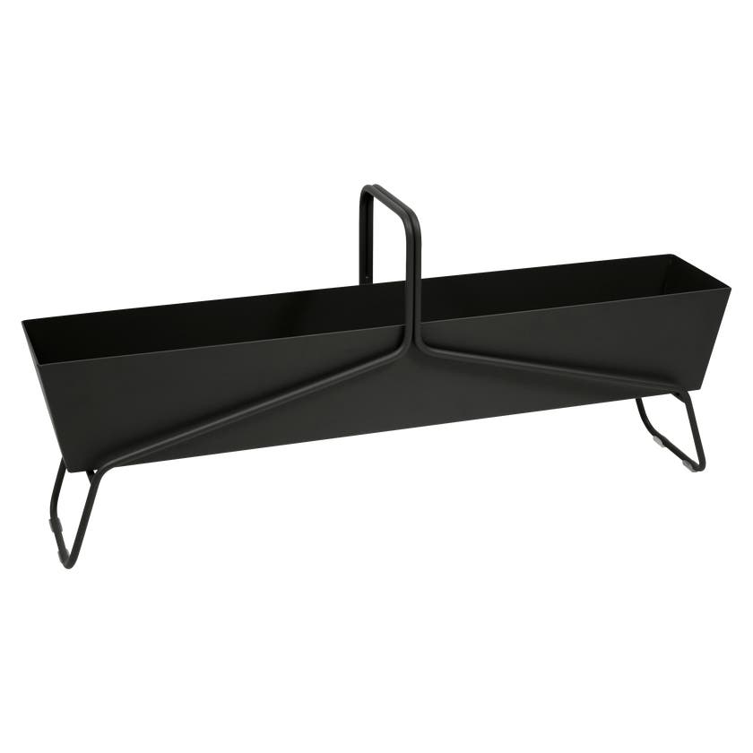 Jardinière format long BASKET de Fermob, Réglisse Jardinière format long BASKET de Fermob, Réglisse