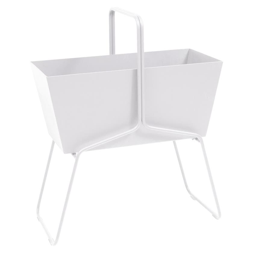 Jardinière haute BASKET de Fermob, Blanc Jardinière haute BASKET de Fermob, Blanc