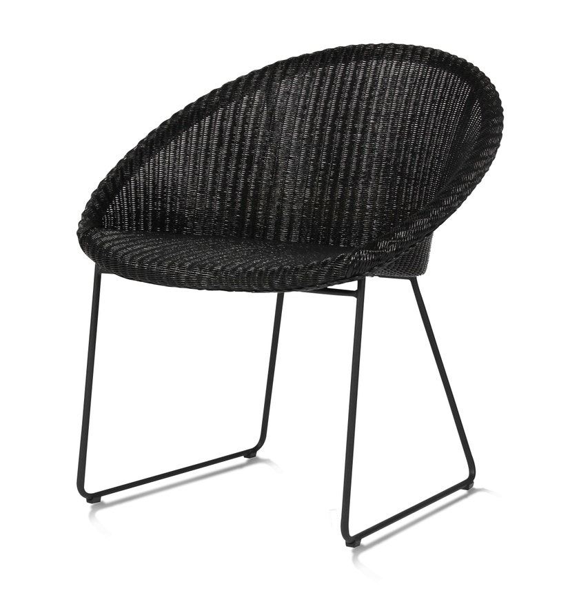 Fauteuil JOE de Vincent Sheppard, Piètement noir, Assise noire