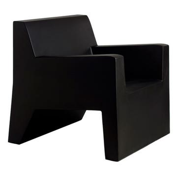 FAUTEUIL JUT, noir de VONDOM