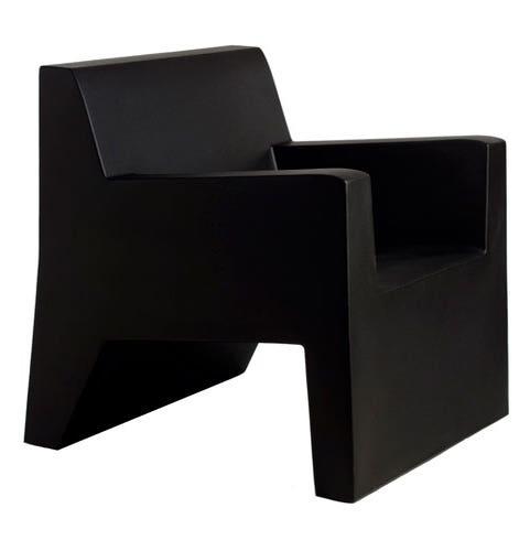 FAUTEUIL JUT, noir de VONDOM