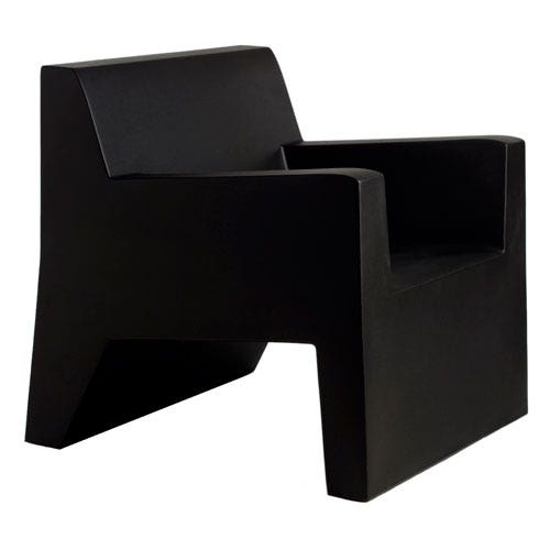 FAUTEUIL JUT, noir de VONDOM FAUTEUIL JUT, noir de VONDOM