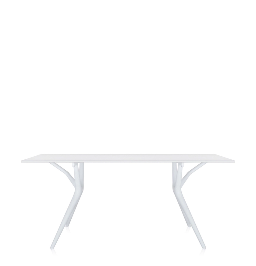 Table SPOON de Kartell, 160 x 80 cm, Blanc