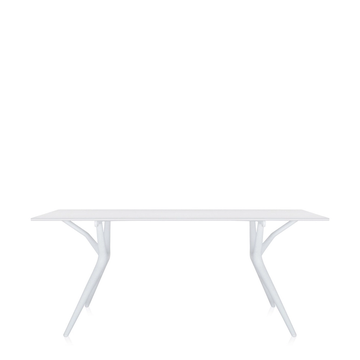 Table SPOON de Kartell, 140 x 74 cm, Blanc