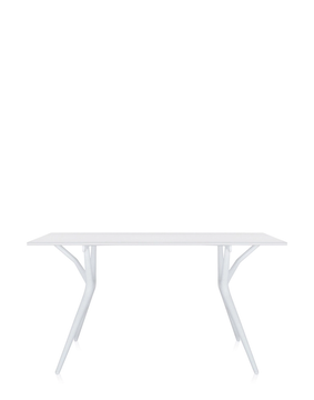 Table SPOON de Kartell, 140 x 74 cm, Blanc Table SPOON de Kartell, 140 x 74 cm, Blanc