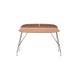 Bureau  EARL OF WOOD de Kartell, Pied acier chromé, Plateau hêtre clair