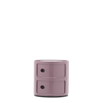 Meuble de rangement COMPONIBILI, 2 compartiments, Mauve