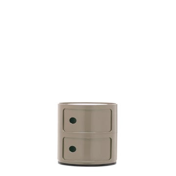 Meuble de rangement COMPONIBILI, 2 compartiments, Dove gris