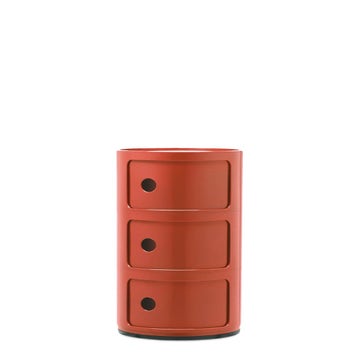 Meuble de rangement COMPONIBILI, 3 compartiments, Orange