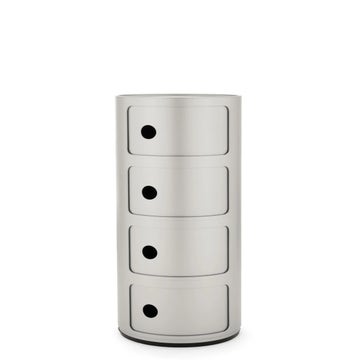 Meuble de rangement COMPONIBILI, 4 éléments, Argent