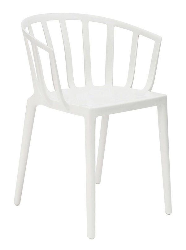 Chaise VENICE de Kartell, Blanc Chaise VENICE de Kartell, Blanc