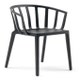 Chaise VENICE avec traitement Soft Touch, Noir opaque