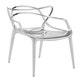 Chaise MASTERS métallisée de Kartell, Chromé 