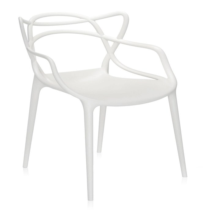 Chaise MASTERS de Kartell, Blanc