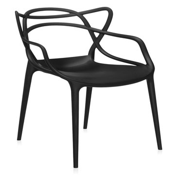 Chaise MASTERS de Kartell, Noir