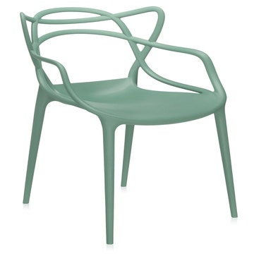 Chaise MASTERS de Kartell, Vert sauge