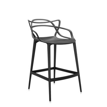 Tabouret MASTERS STOOL de Kartell, H.75, Noir