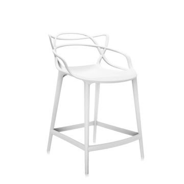 Tabouret MASTERS STOOL de Kartell, H. 65, Blanc