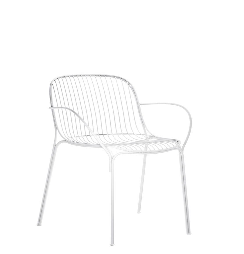 Fauteuil de table extérieur HIRAY de Kartell, Blanc