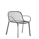 Fauteuil de table extérieur HIRAY, Noir