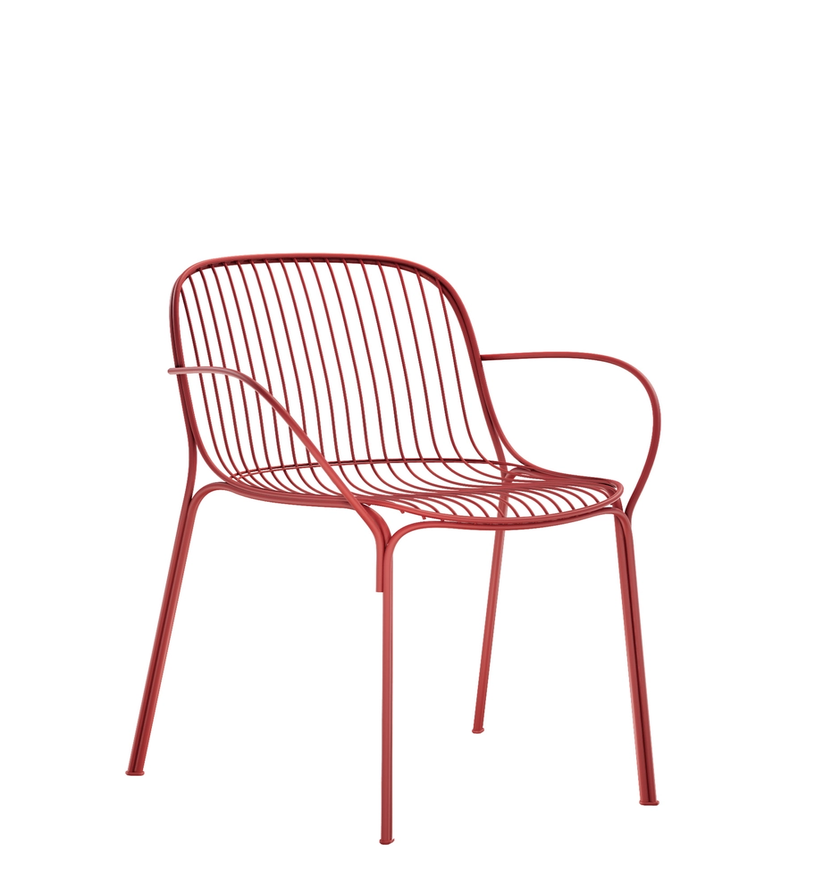 Fauteuil de table extérieur HIRAY de Kartell, Rouille