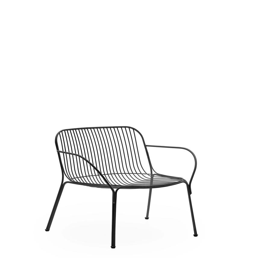 Fauteuil lounge extérieur HIRAY de Kartell, Noir