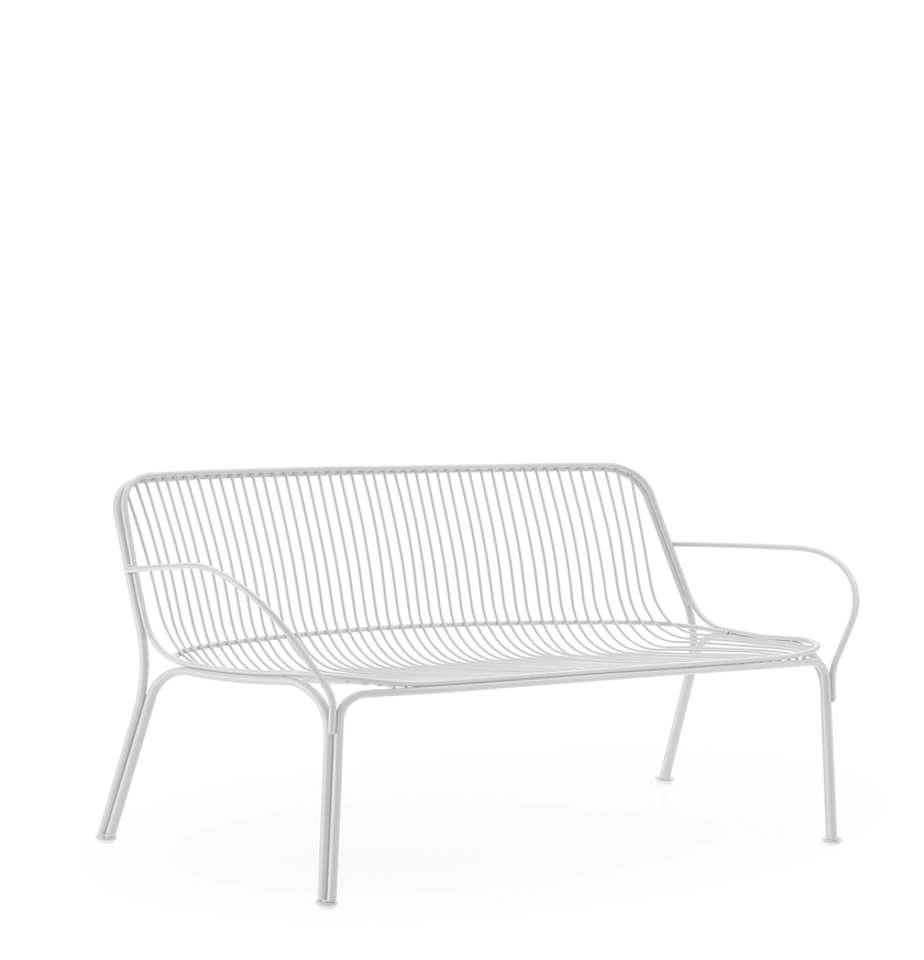 Banquette extérieure HIRAY de Kartell, Blanc