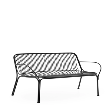 Banquette extérieure HIRAY de Kartell, Noir