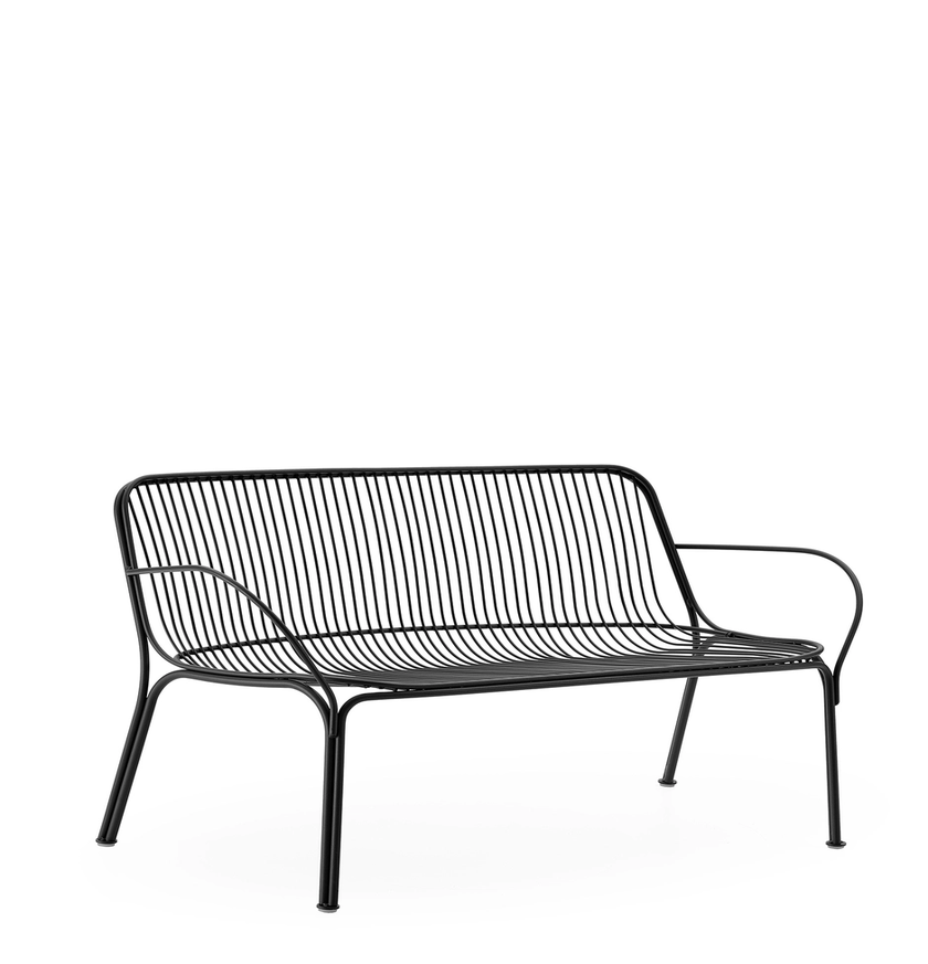 Banquette extérieure HIRAY de Kartell, Noir