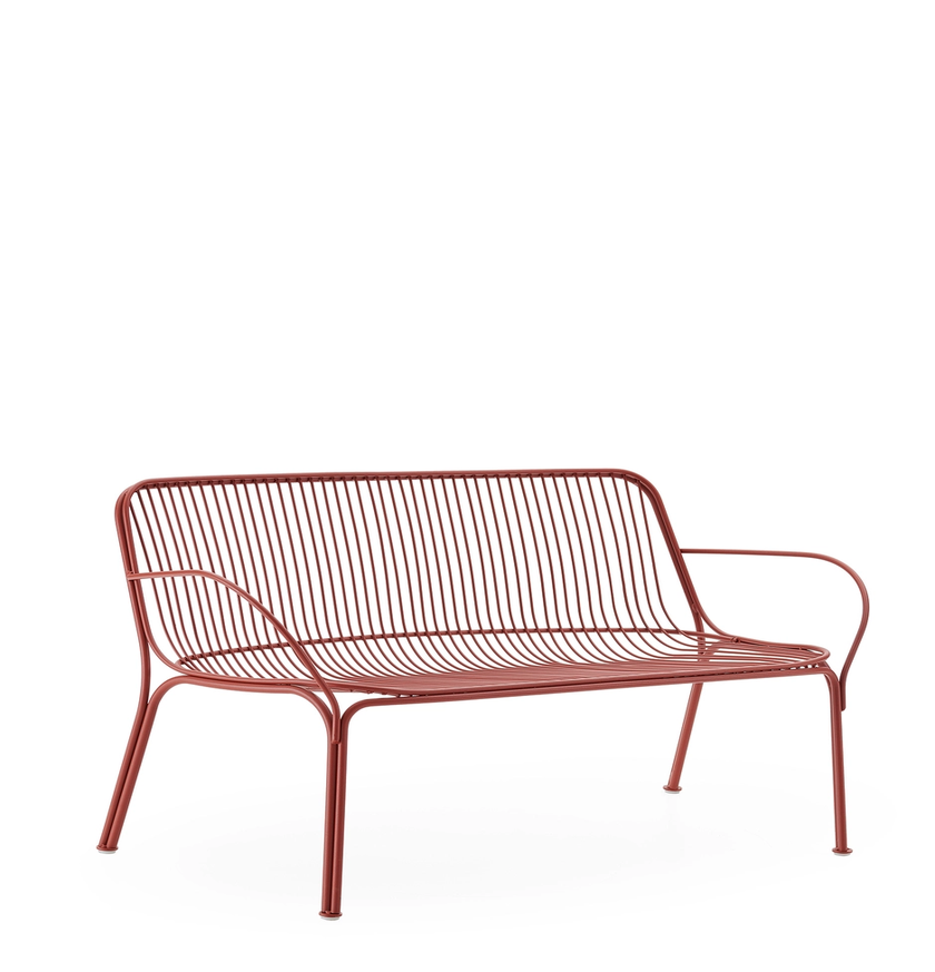 Banquette extérieure HIRAY de Kartell, Rouille