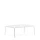 Table basse extérieure HIRAY, Blanc