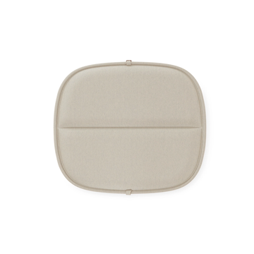 Coussin d'assise pour fauteuil lounge extérieur HIRAY de Kartell, Écru