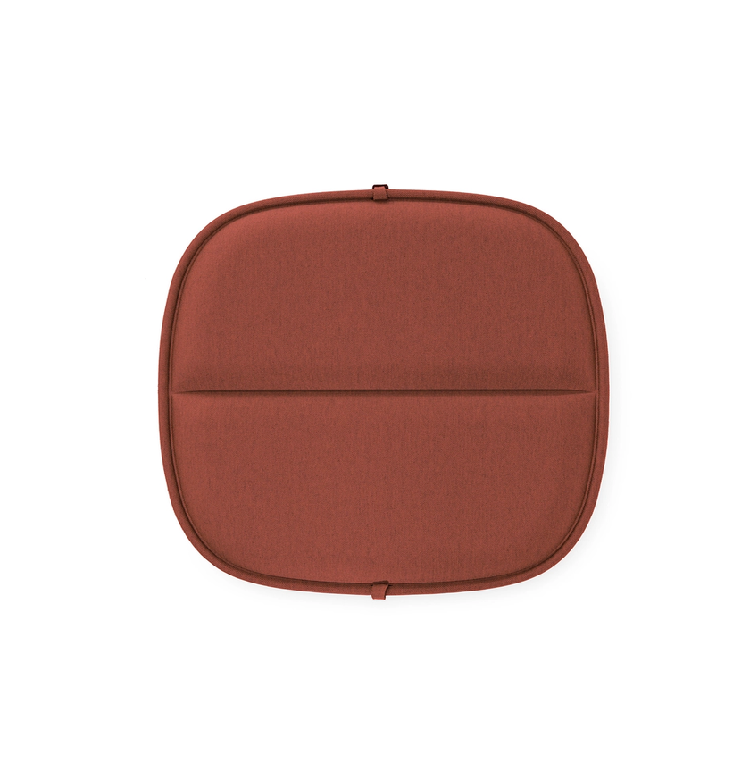 Coussin d'assise pour fauteuil lounge extérieur HIRAY de Kartell, Rouge brique
