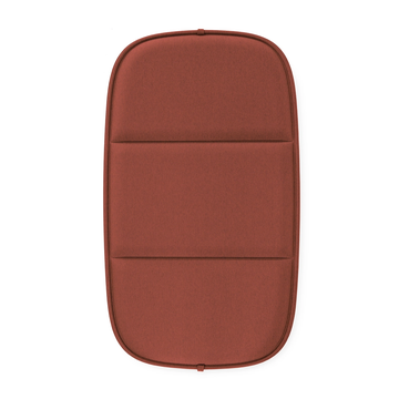 Coussin d'assise pour banquette extérieure HIRAY de Kartell, Rouge brique
